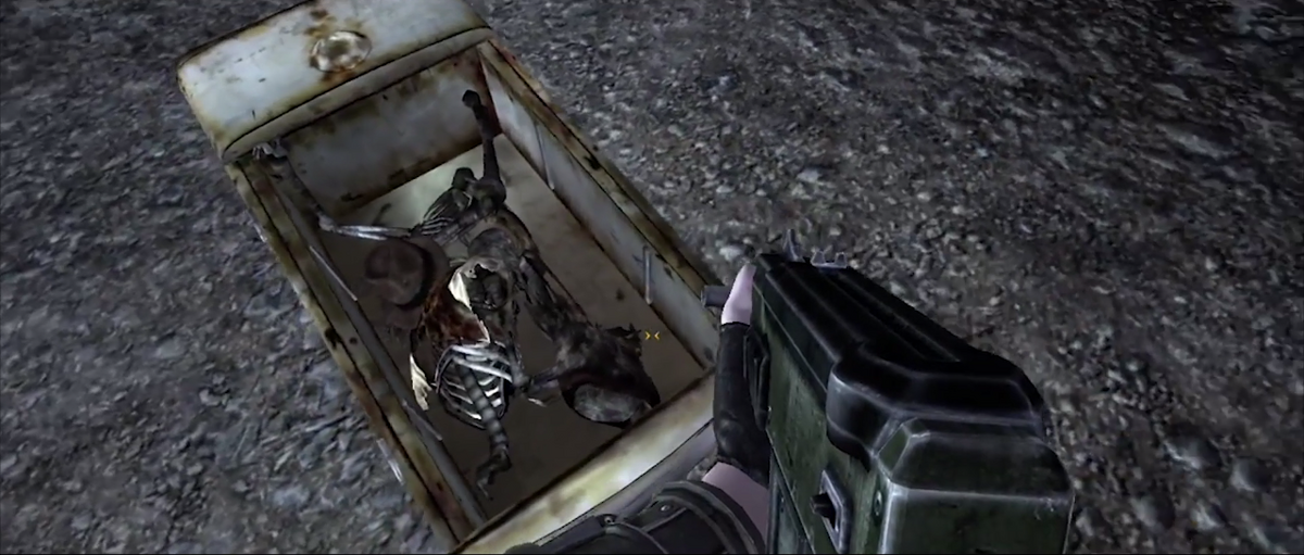 Fridge Skeleton in Fallout: New Vegas