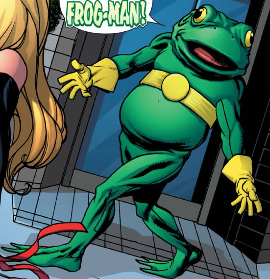 weird marvel frogman