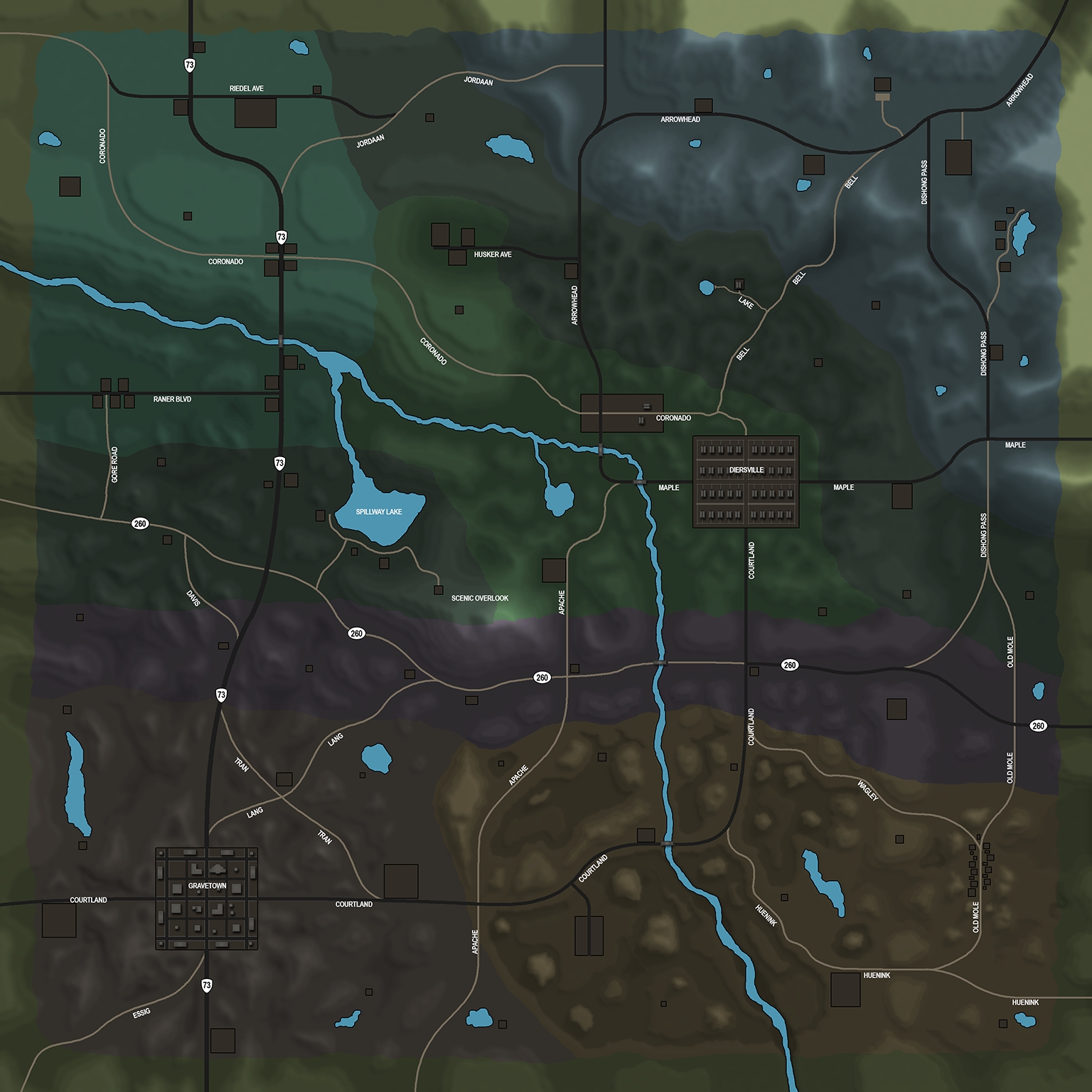 7 Days To Die Alpha 17 Zuhei Territory Map