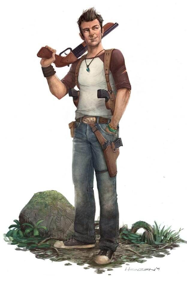 Nathan Drake concept art