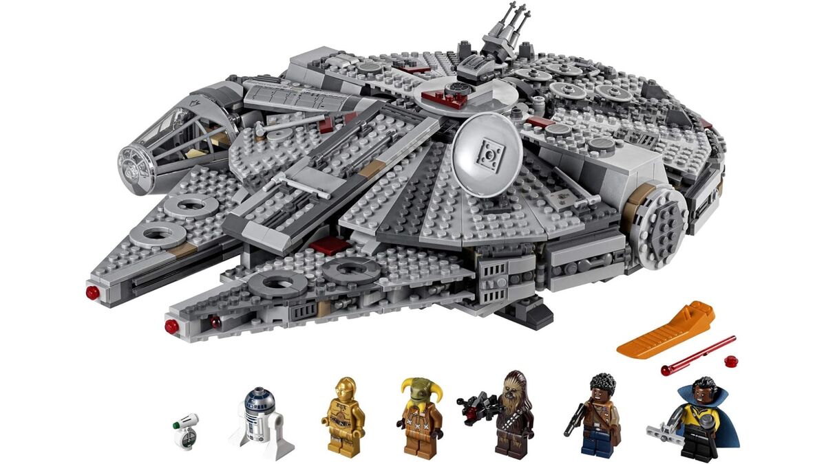 millennium falcon lego set