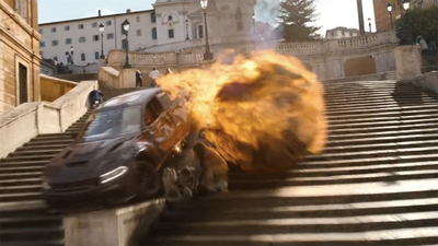 How Fast X Sent a Bomb (and a Car) Rolling Down Rome's Famous Spanish Steps