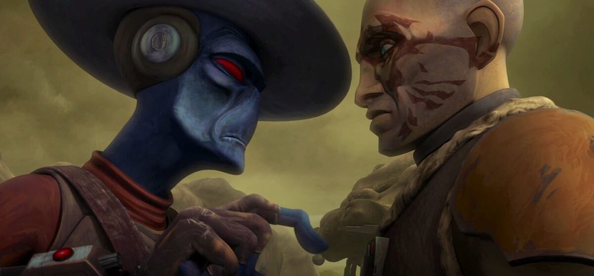 Star Wars: The Clone Wars, &quot;Friends and Enemies&quot;: Cad Bane and an undercover Obi-Wan Kenobi