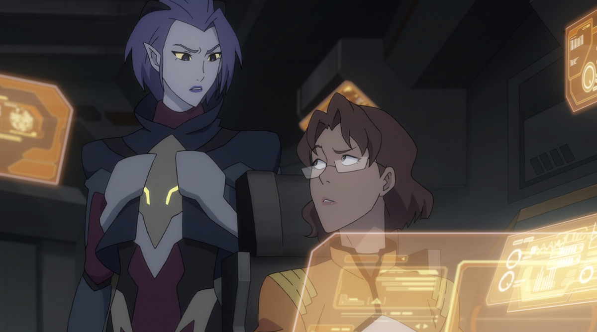 Veronica and Acxa are equally confused about a transmission