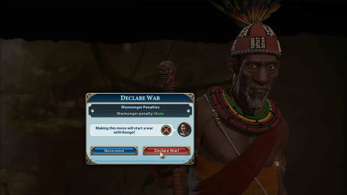 Declare an Early War in Civilization VI. 