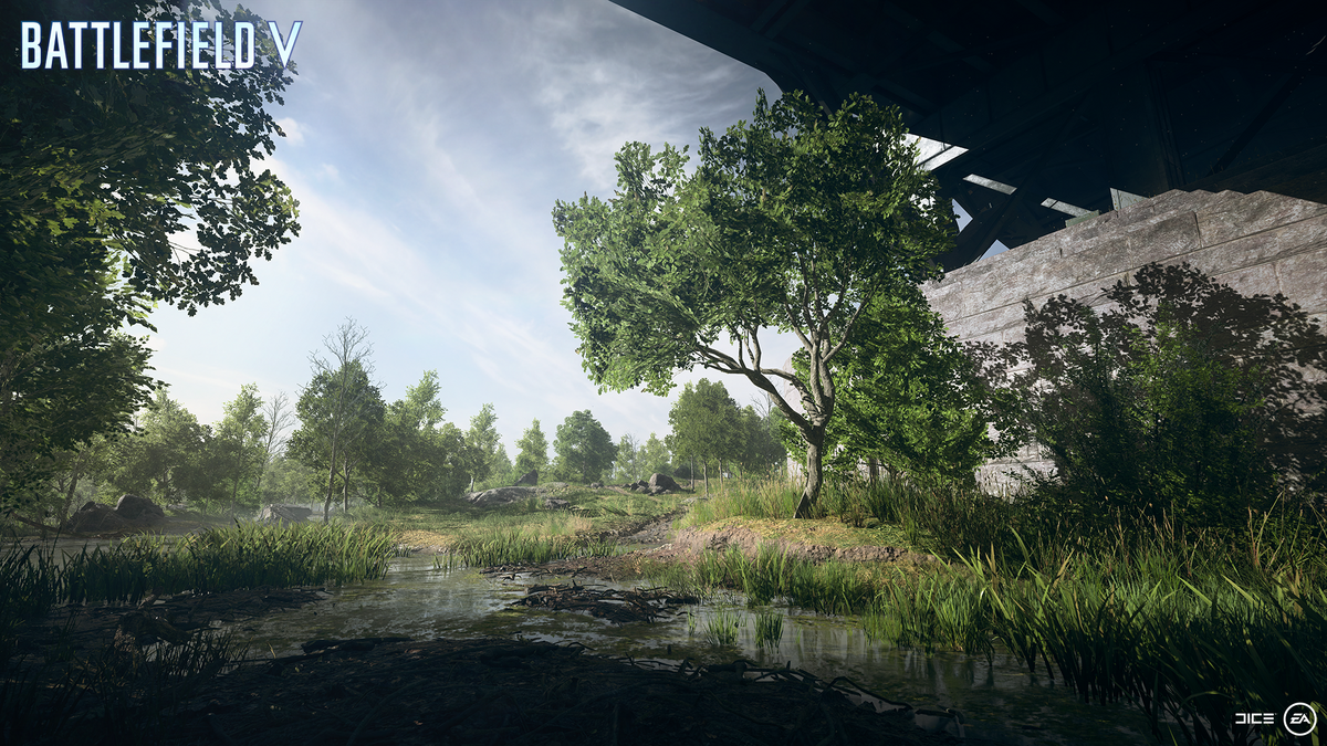 Twisted Steel map vista from Battlefield V