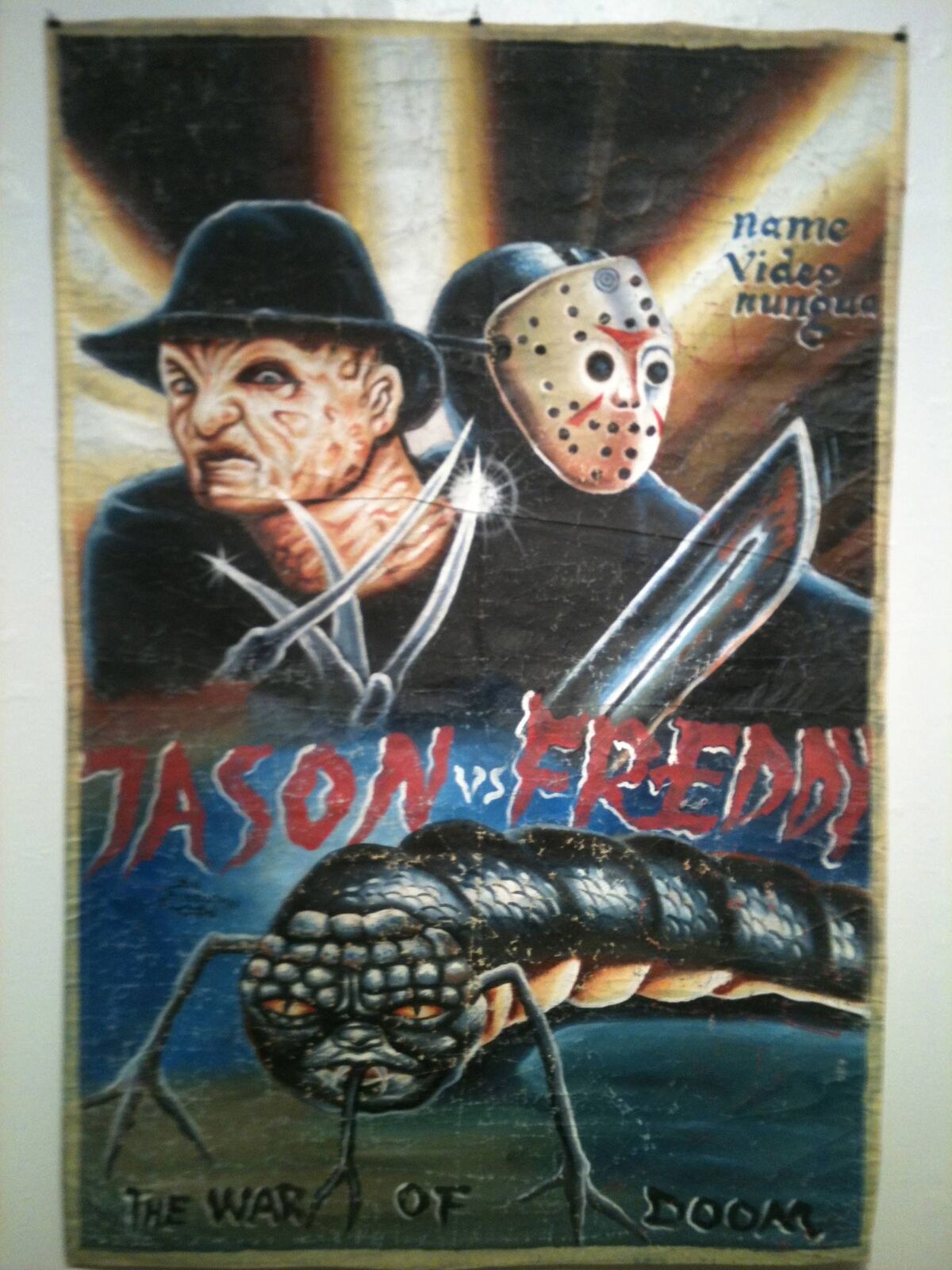 Jason vs Freddy West African film poster