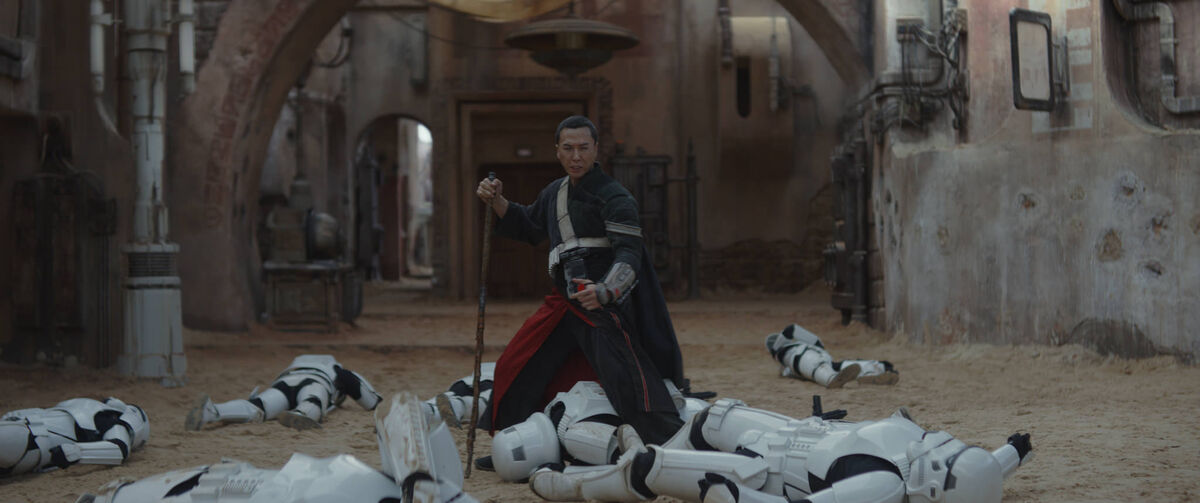 Rogue One: A Star Wars Story Chirrut (Donnie Yen) Photo credit: Lucasfilm/ILM &Acirc;&copy;2016 Lucasfilm Ltd. All Rights Reserved.