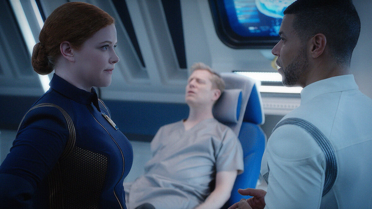 Despite Yourself Star Trek Discovery Tilly, Stamets and Culber.