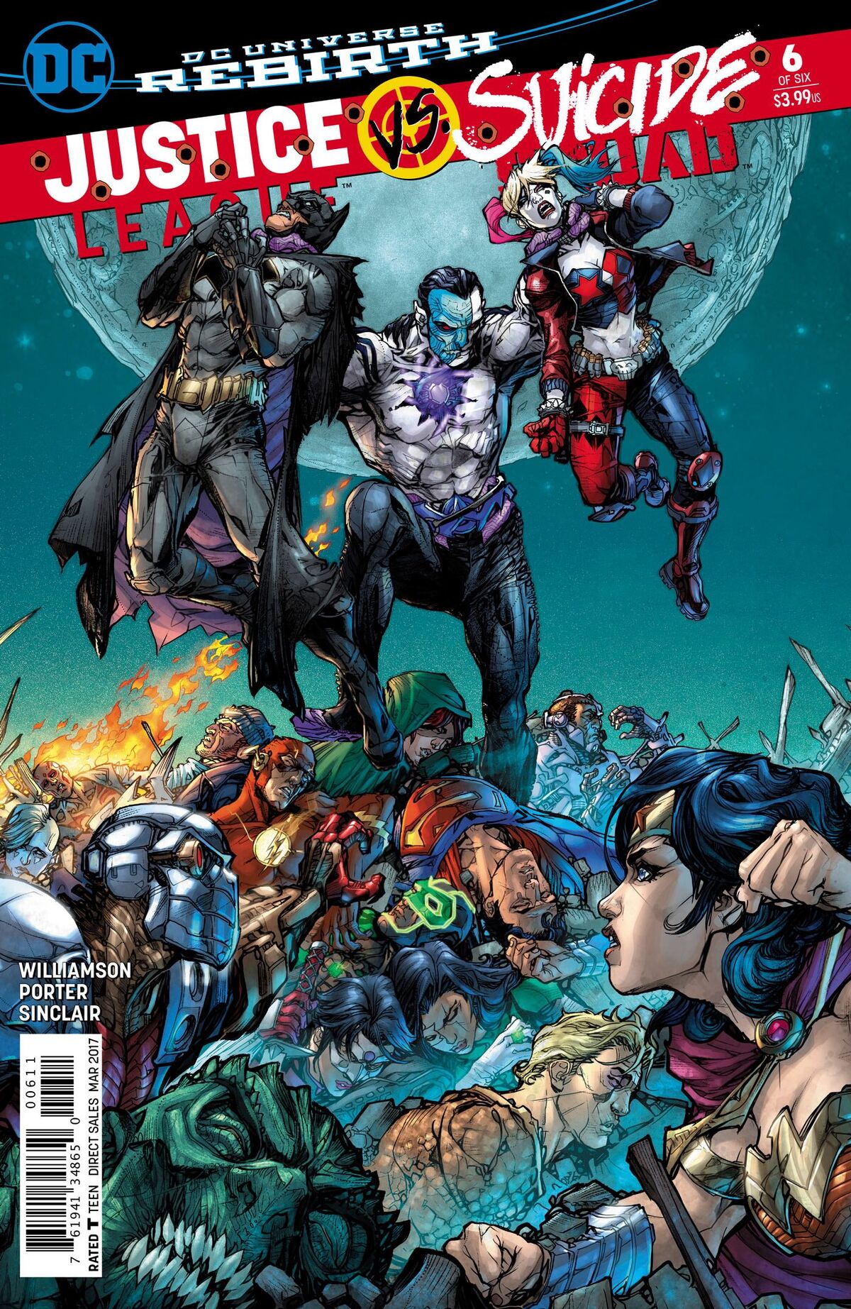 Justice League vs Suicide Squad DC Rebirth issue 6