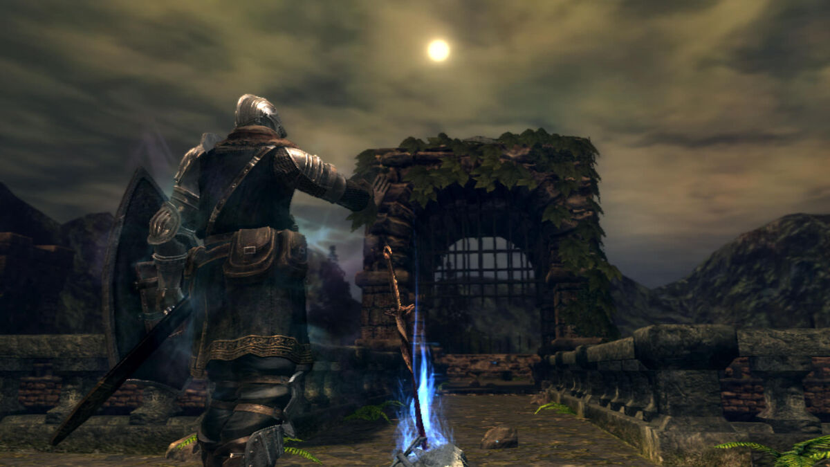 A screenshot of Dark Souls for PC.