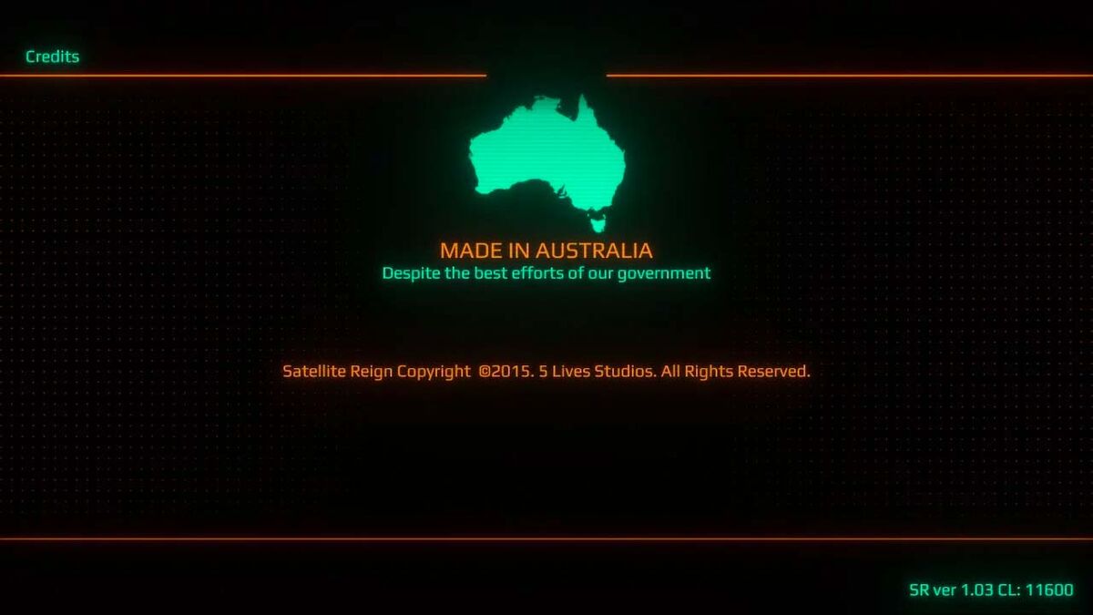 Satellite Reign credits