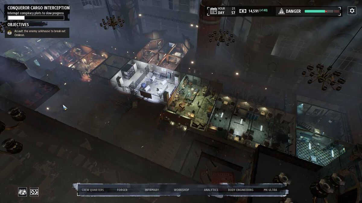 Base hideout Phantom Doctrine facilities