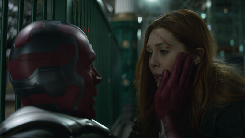 The Vision comforts Scarlet Witch in &amp;amp;amp;amp;quot;Avengers: Infinity War&amp;amp;amp;amp;quot;