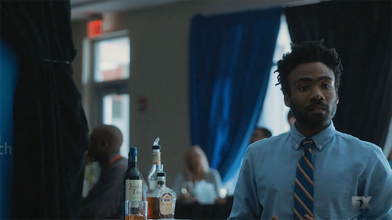 earn played by Donald Glover in atlanta in a bar