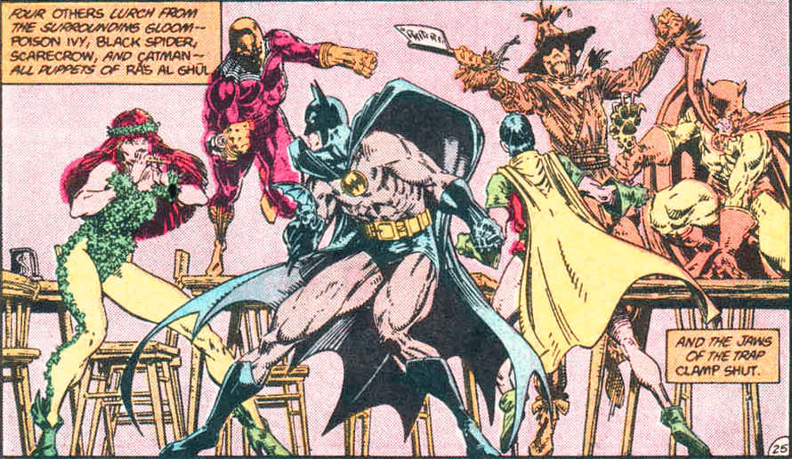 batman issue 400 drawn by art adams Batman fights scarecrow poison ivy and others