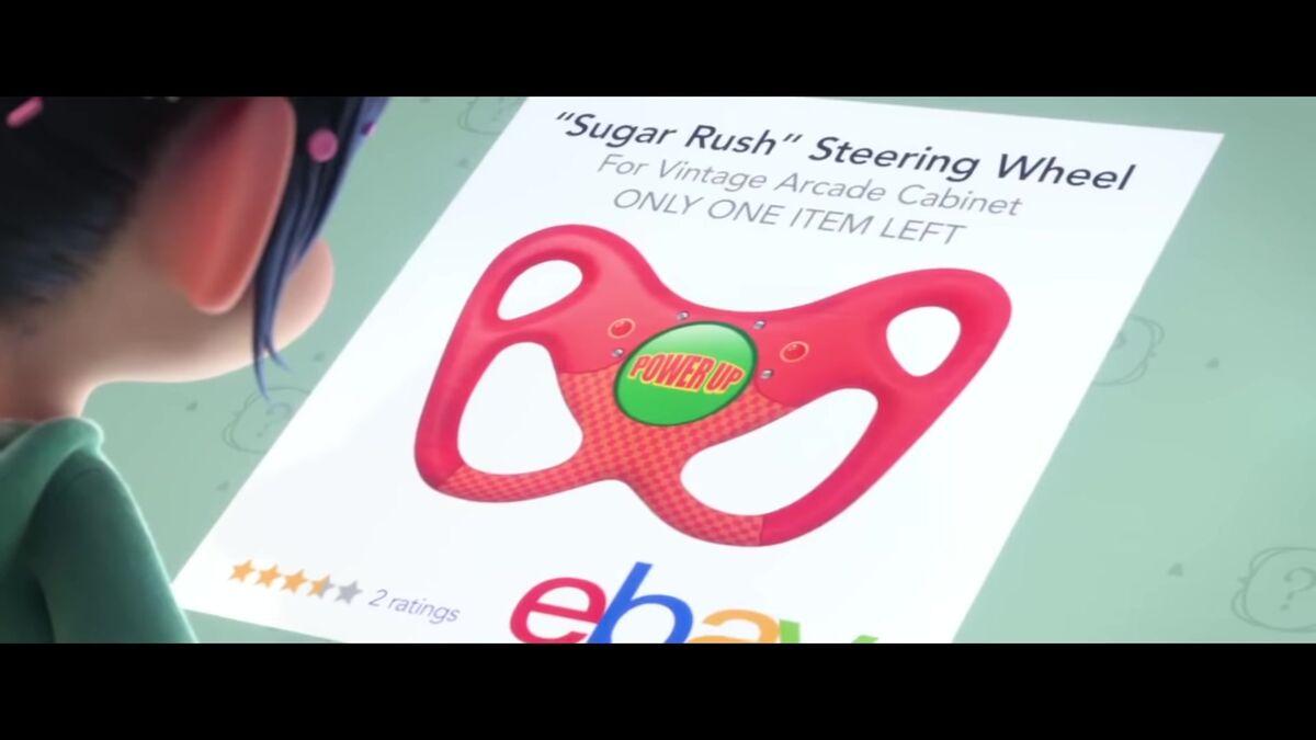 The steering wheel driving the story of Ralph Breaks the Internet