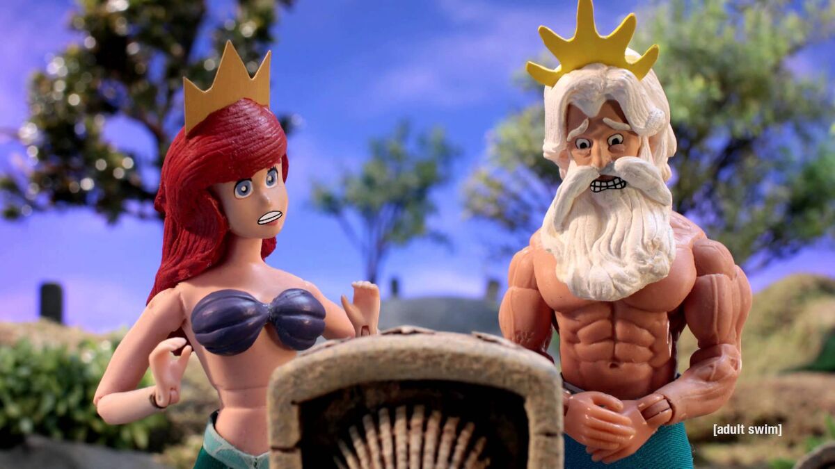 robot chicken little mermaid