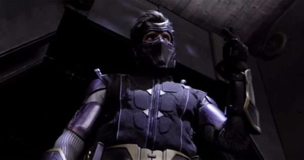 Colin King aka Ninjak played by Michael Rowe in ninjak-vs-the-valiant-universe