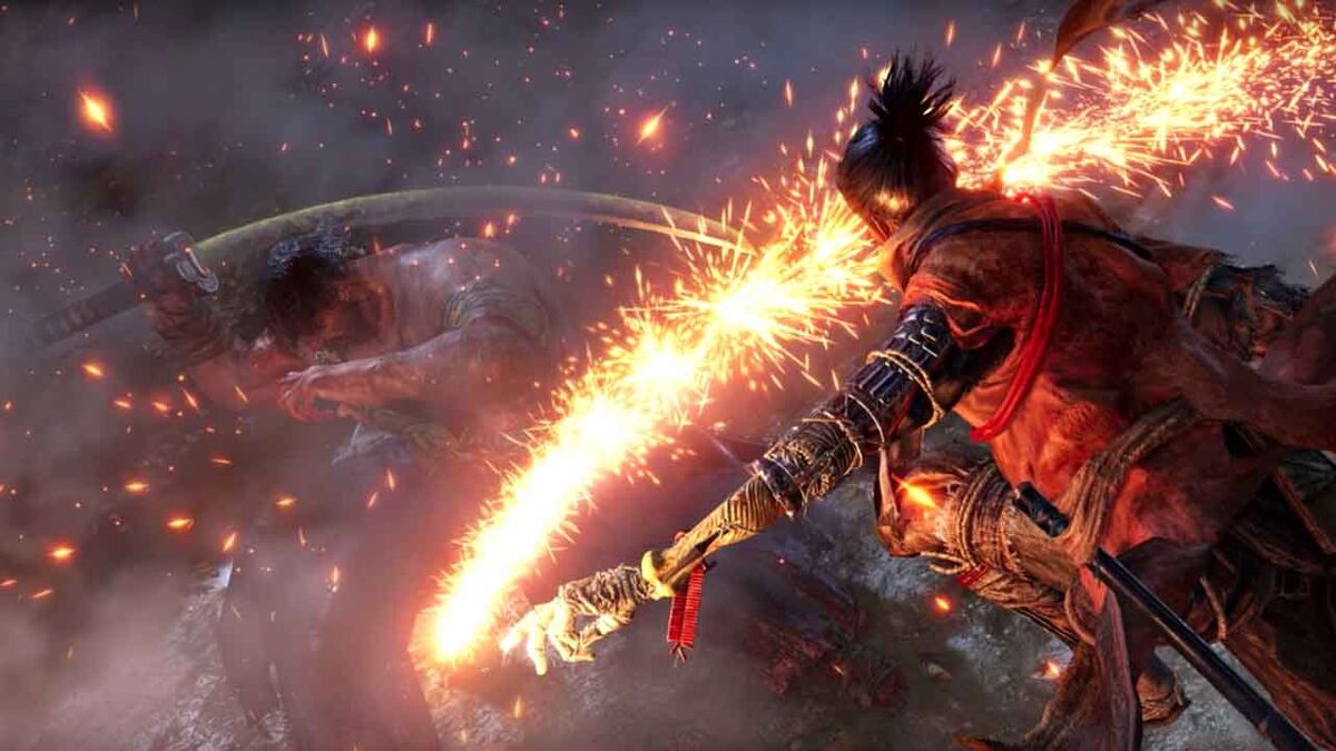 Sekiro arm firecracker stun combat