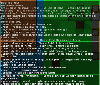 8bitmmo commands 8bitmmo commands
