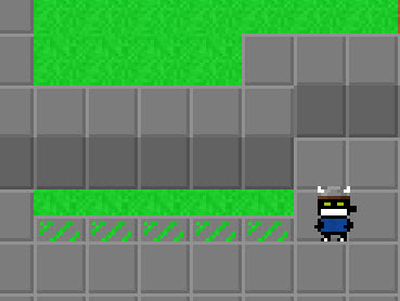 Trap filling half of the square