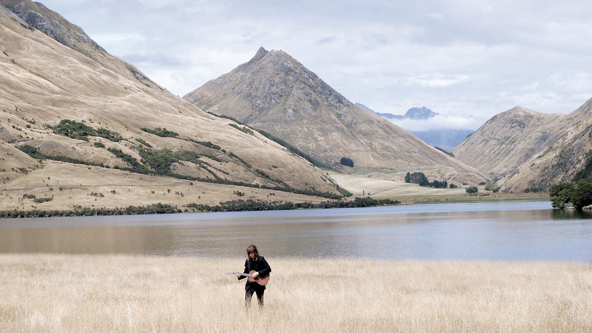 Top of the Lake mountainous landscape. 