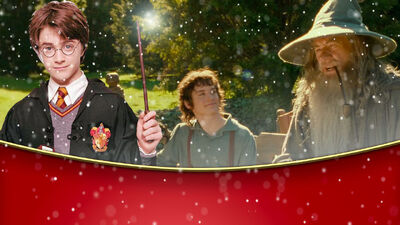 Happy Holidays from Hogwarts and Hobbits