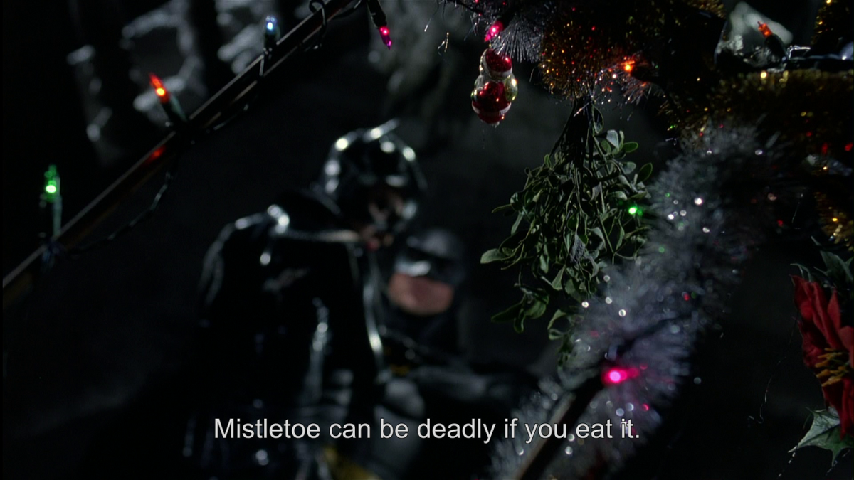 batman returns christmas mistletoe