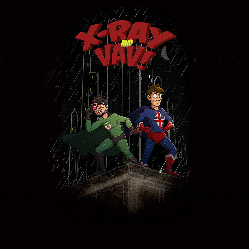 The X-Ray &amp; Vav artwork for Season 1.