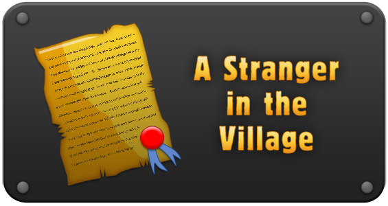 A stranger in the village