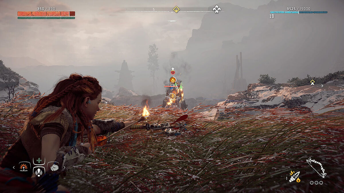 New Horizon Zero Dawn gameplay trailer shows Aloy hunting dangerous game