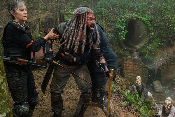 The Walking Dead-Ezekiel-Carol-Jerry