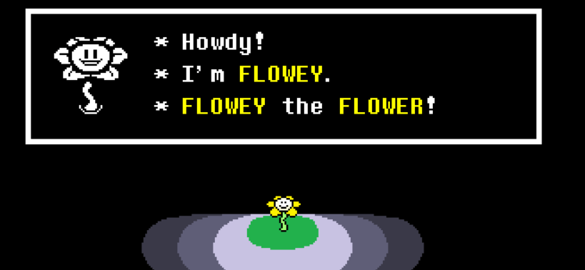 Undertale Flowey Character Fan art, kid think, comics, text, logo png