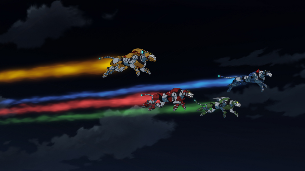 Team Voltron minus Black Lion