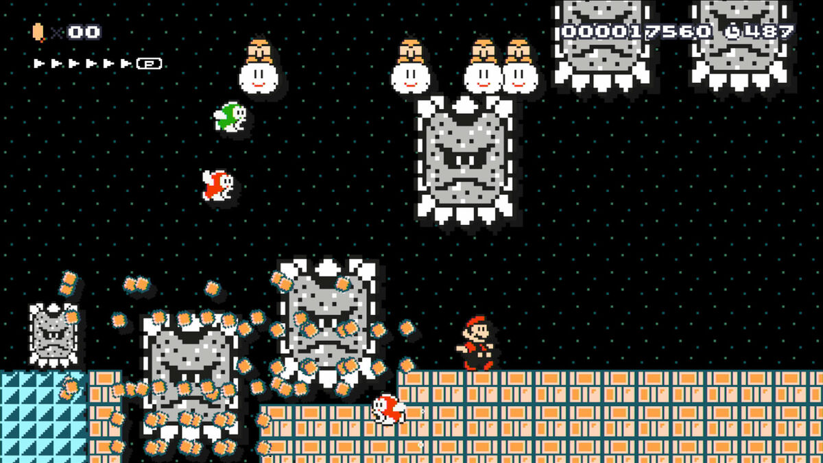 A screenshot of Super Mario Maker for Wii U.