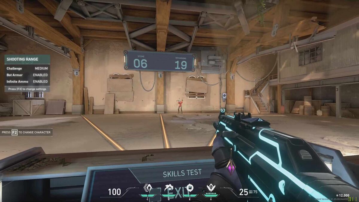 Valorant gameplay leak reveals aim trainer, practise mode and