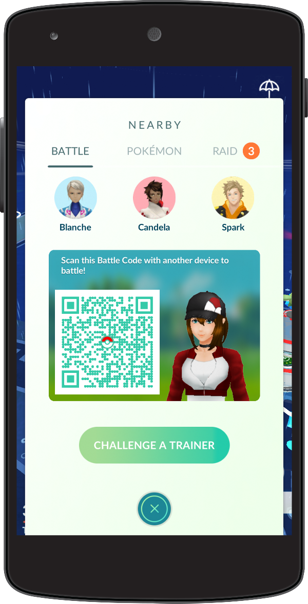 Pokemon GO battle code