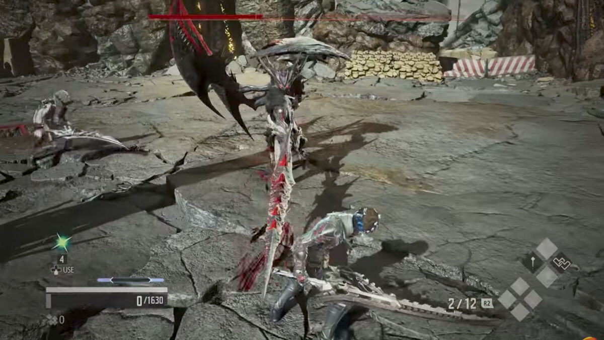 Code Vein boss lunge attack