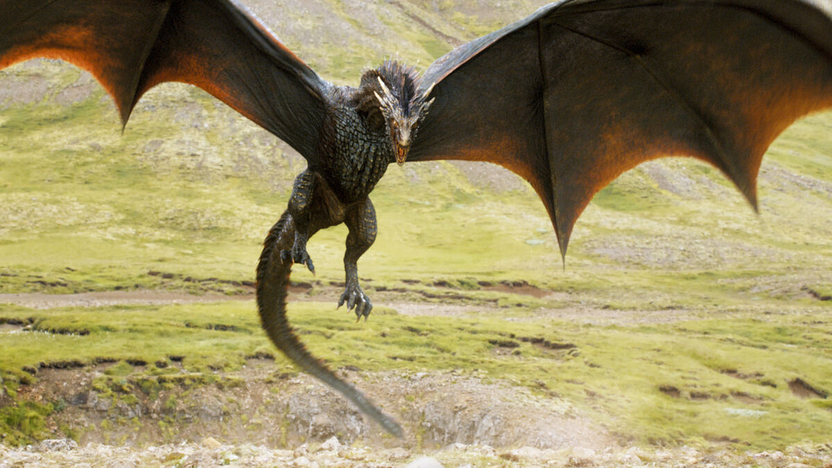 Riding a dragon would be cool in a Game of Thrones theme park, but just imagine the bars.