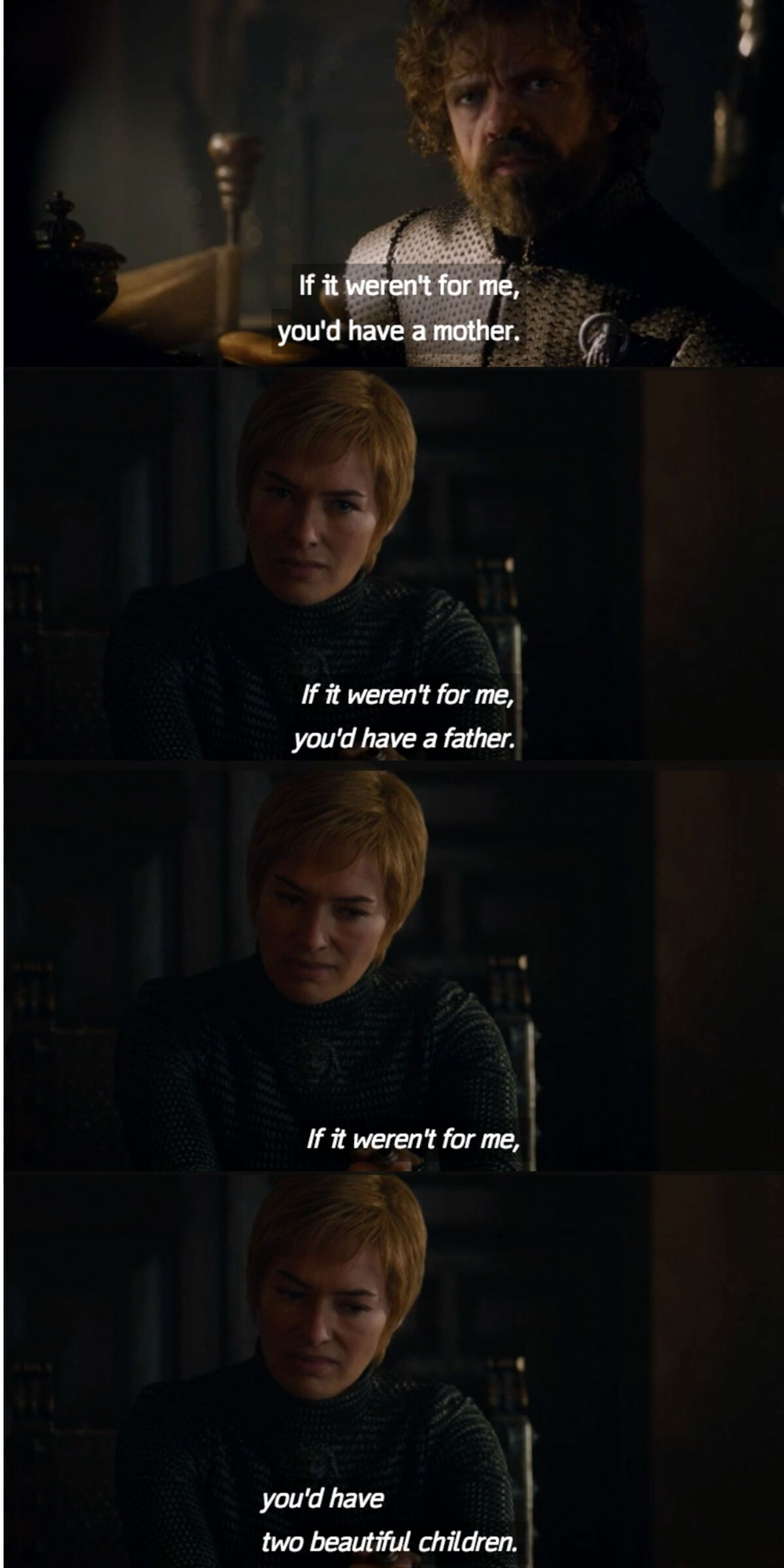tyrion lannister, cersei lannister, season 7 finale, game of thrones