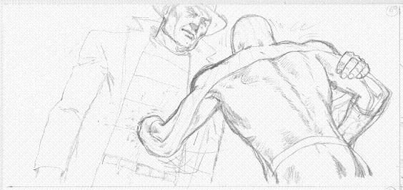 james cameron spider man sandman storyboard
