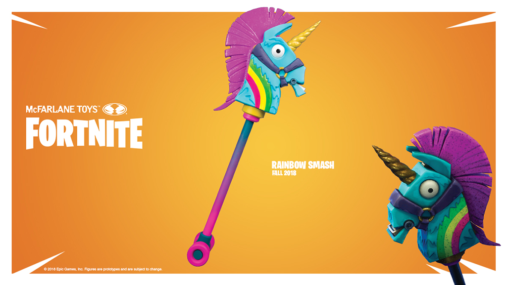 Fornite Rainbow Unicorn Pickaxe