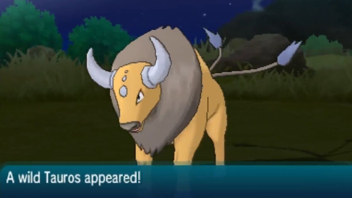 Tauros from Pokemon Sun and Moon