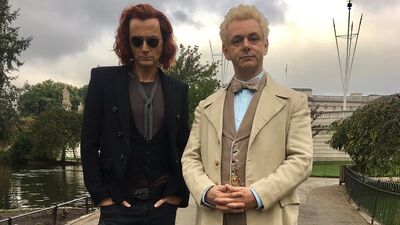 First Look at David Tennant and Michael Sheen in 'Good Omens'