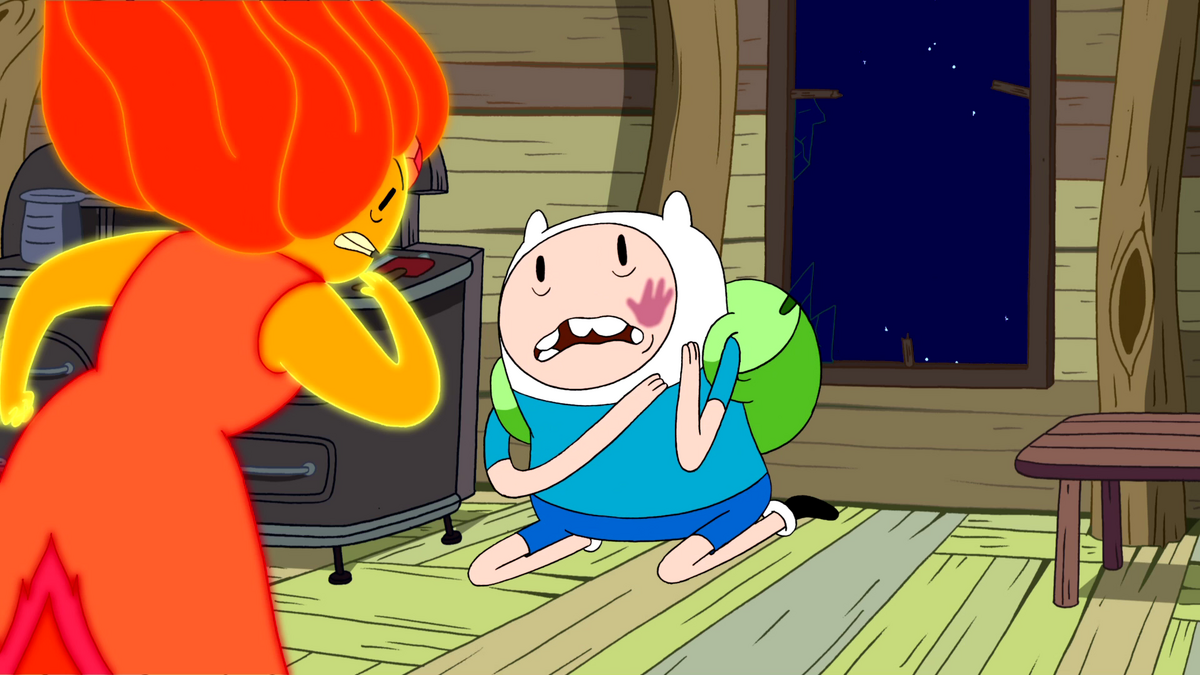 Finn meets Flame Princess