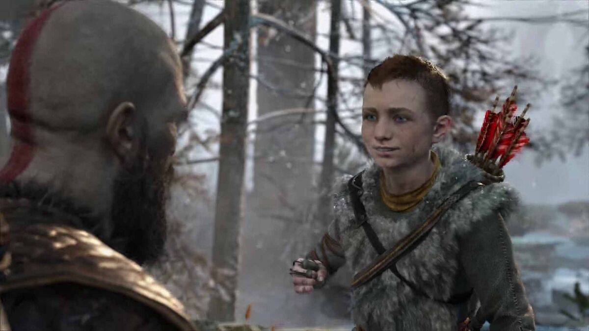 Kratos goes hunting with Atreus