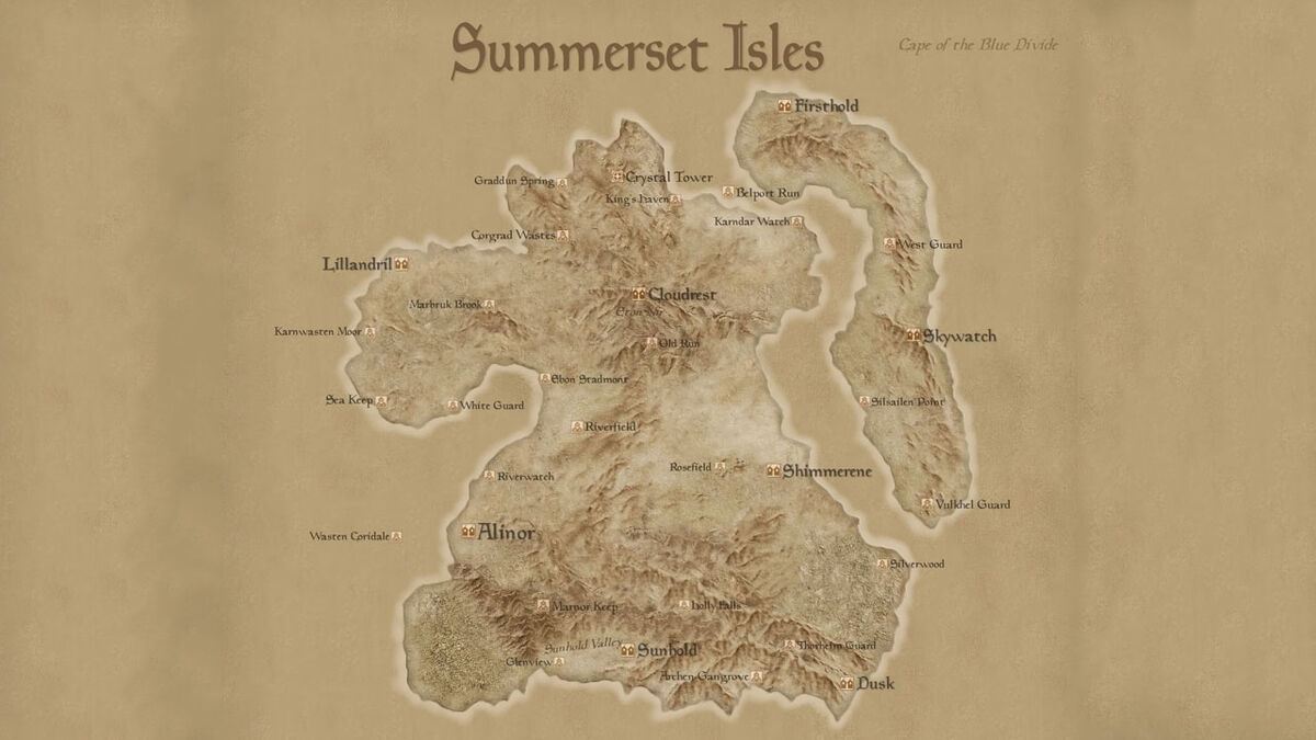 Elder Scrolls Summerset Isles
