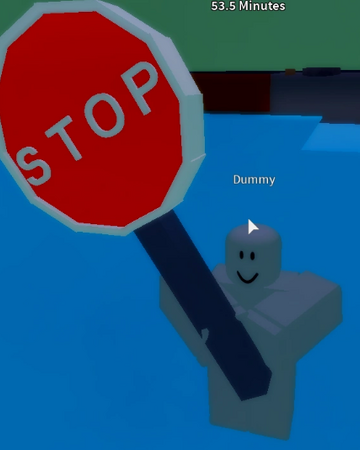 Roblox Haunted Bunny Mask Stop Sign Dummy A Bizarre Day Roblox Wiki Fandom