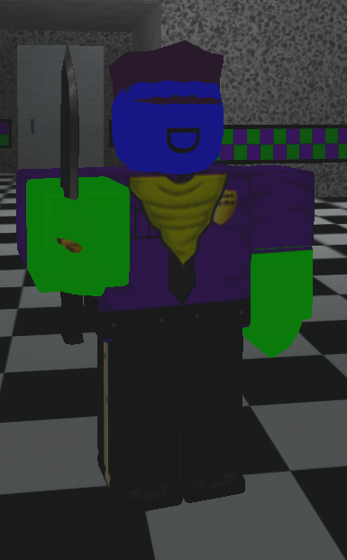 User Blog Ggperidot Purple Guy A Bizarre Day Roblox Wiki Fandom - roblox obama outfit